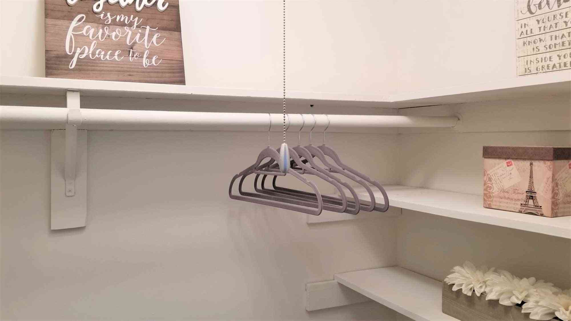 built in closet organizer